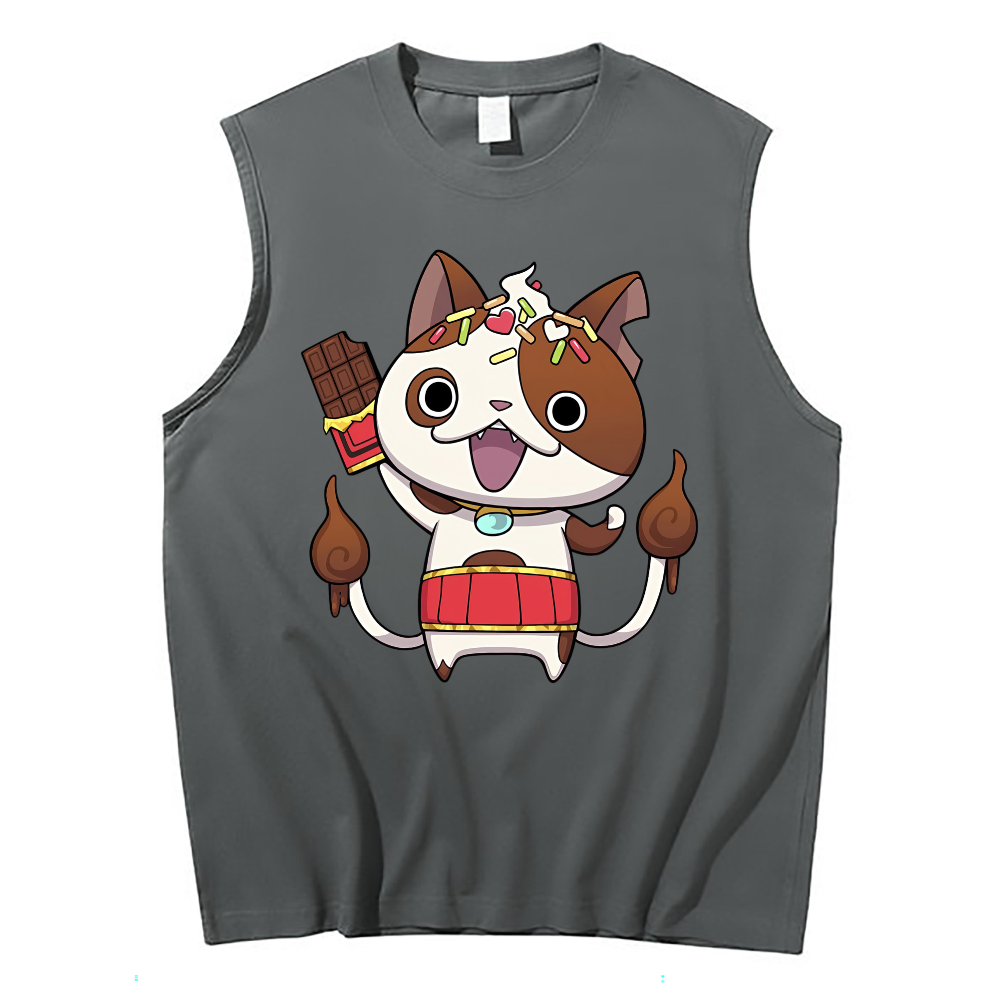 （画像用） 妖怪ウォッチ Yo-kai Watch コットン100％タンクトップ（フロントプリント）